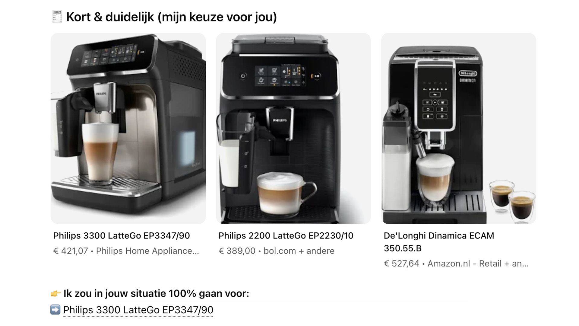 Zo bouwt ChatGPT shortlists