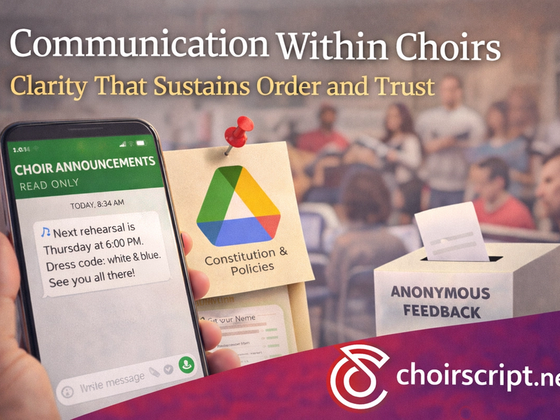 Communication within choirs