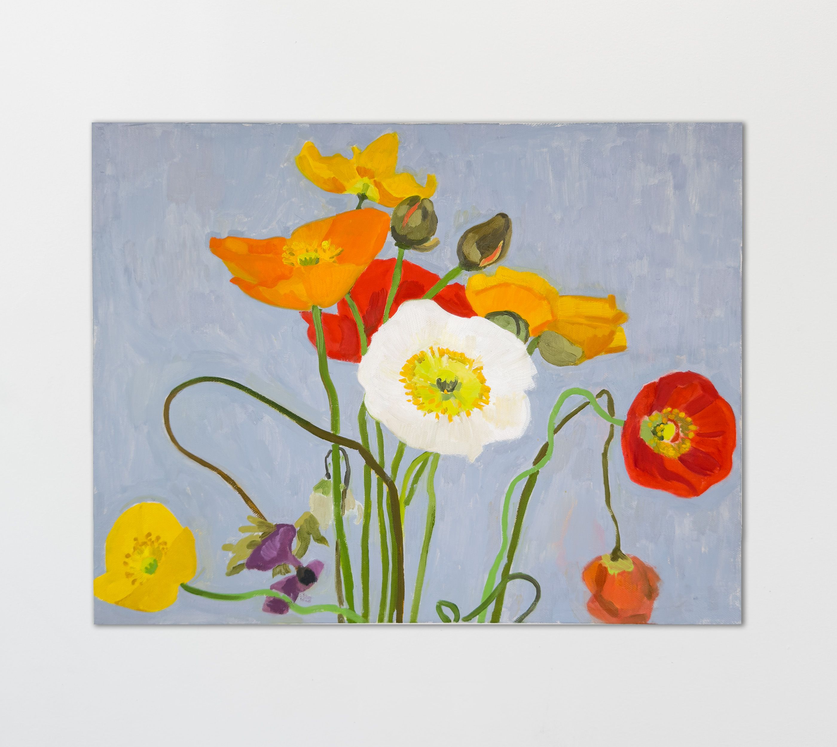 Sophy Naess | Icelandic Poppies V, NYC, Spring 2025 | Original Art