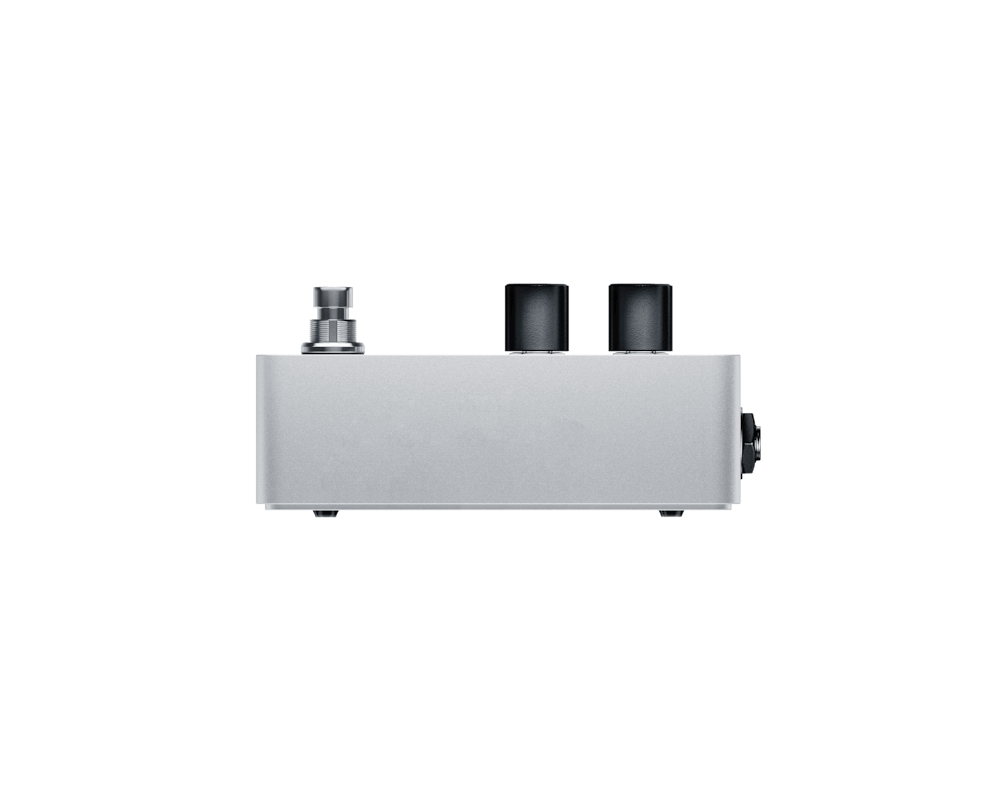 Polyend Loop, side angle showing enclosure depth and control layout