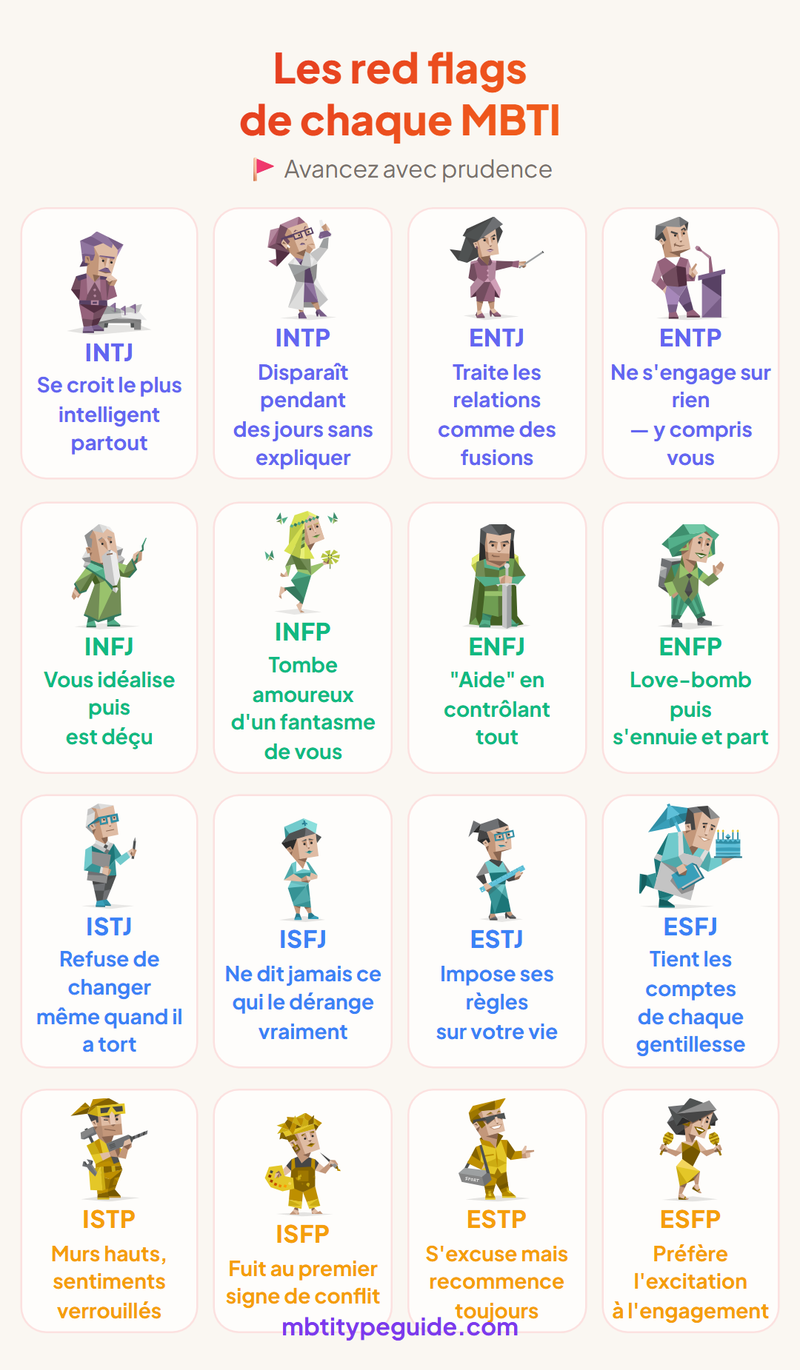 Red Flags of Every MBTI Type: An Honest Look