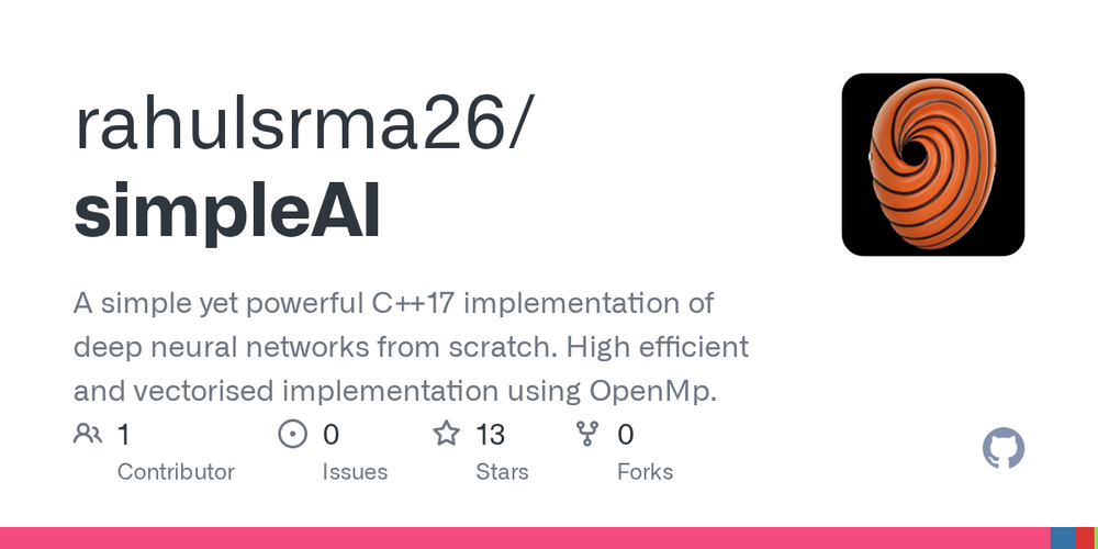 Screenshot of simpleAI