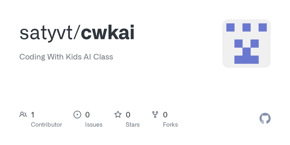 Screenshot of Coding With Kids AI Class Screenshot of Coding With Kids AI Class