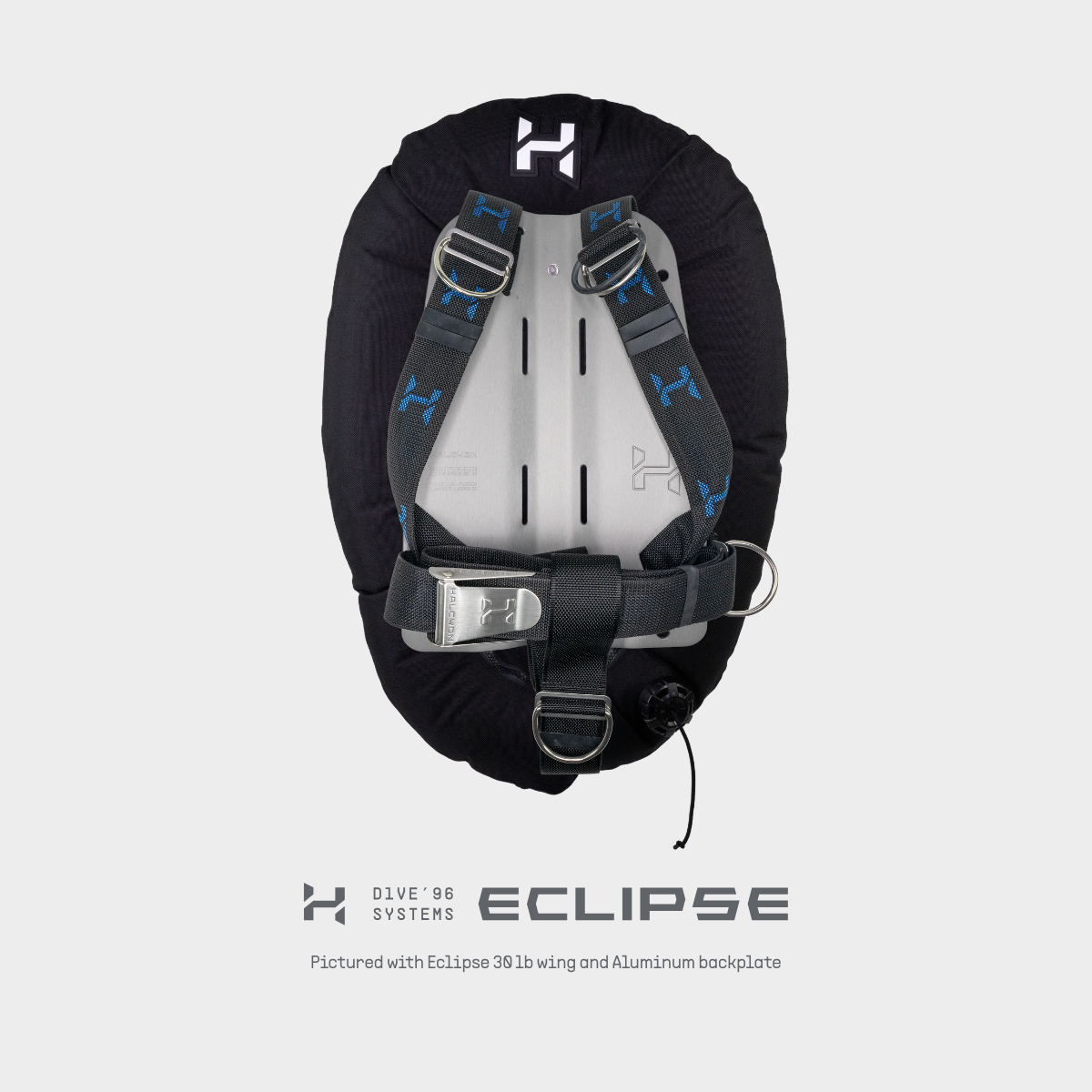 イクリプス&amp30lb BCシステム+アルミバックプレート Halcyon Eclipse BC System | Streamlined Single-Tank Diving