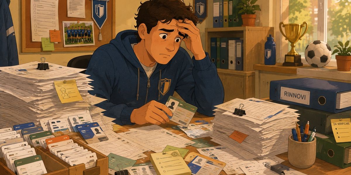 Errori da evitare quando si rinnova il tesseramento: come organizzare i rinnovi senza stress