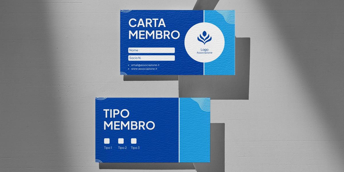 Fac simile tessera associativa: modello gratuito da modificare