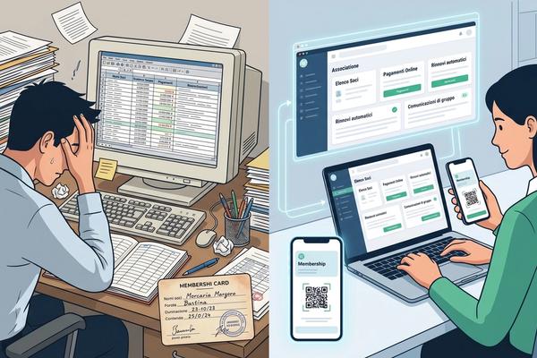 Come gestire un'associazione senza impazzire tra fogli Excel e scartoffie.