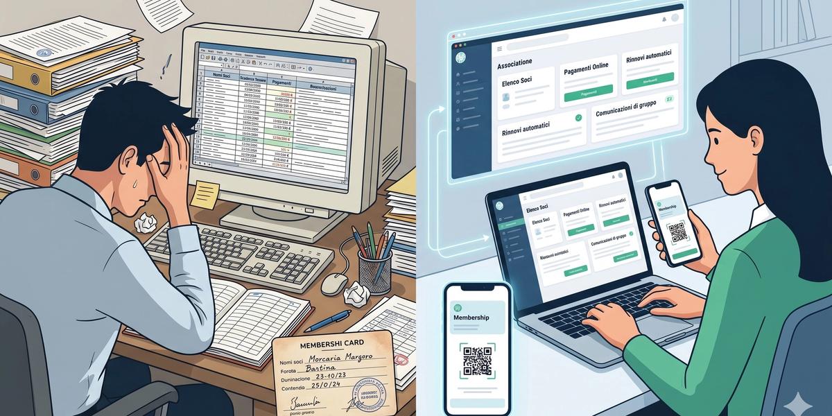 Come gestire un'associazione senza impazzire tra fogli Excel e scartoffie.