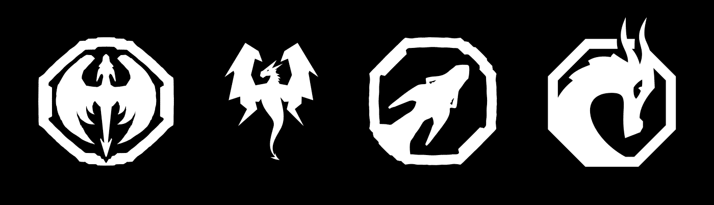 Taking a selection of sketches further in illustrator lead me to realising that the team were town between having a clear eye in the dragon, and having big wings.