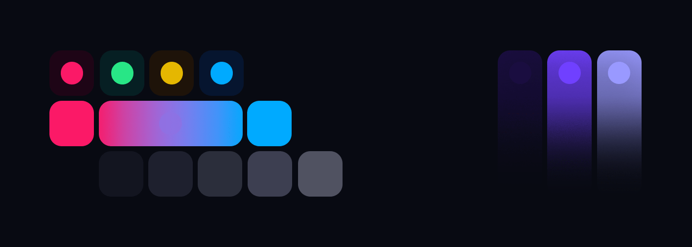 One selection of colours from the final round.