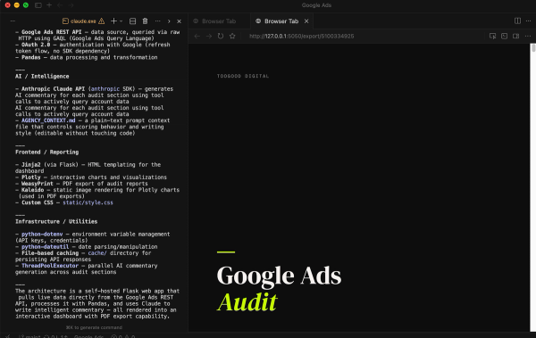 AI-Powered Google Ads Audit With Claude Code