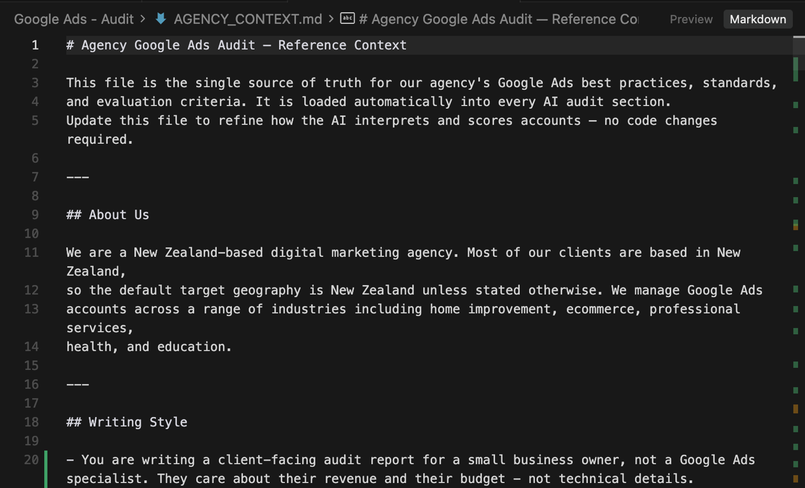 Agency.md file