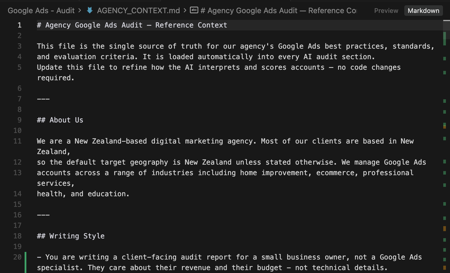 Agency.md file