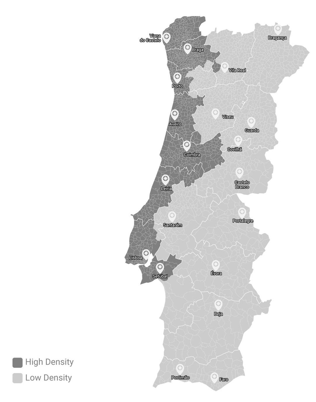 Portugal Golden Visa 2022 Map