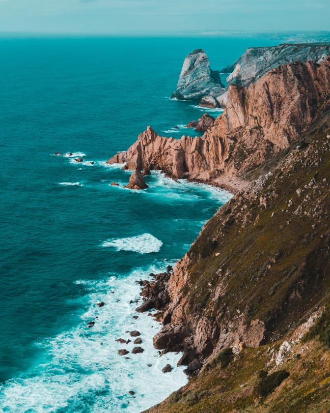 Portuguese coast line