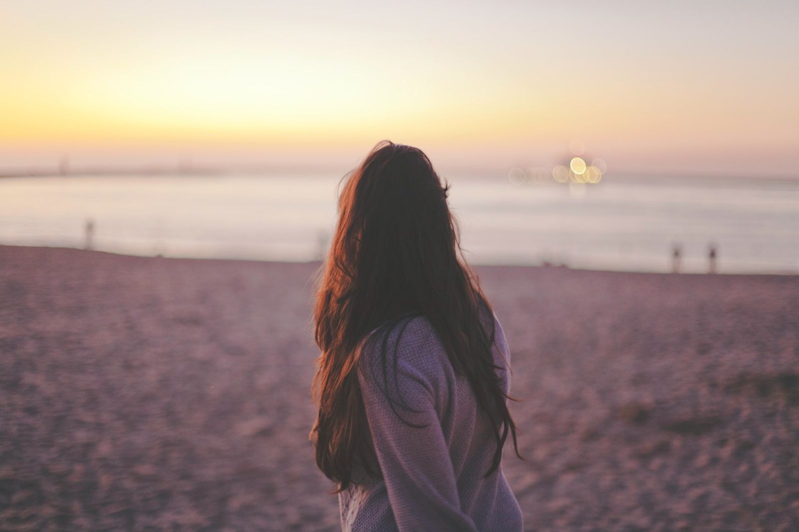 Woman at the beach