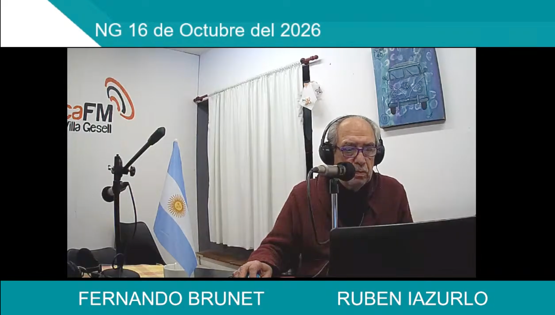Noticias Geselinas Villa Gesell 16/10/2026 Fernando Brunet