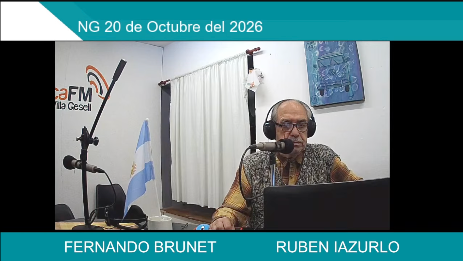 Noticias Geselinas Villa Gesell 20/10/2026 Fernando Brunet