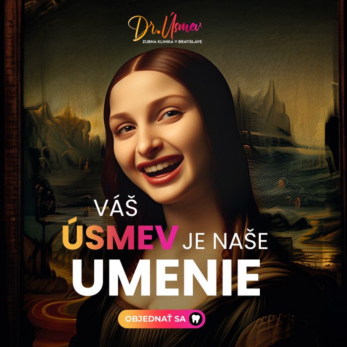 Mona Lisa s úsmevom — kampaň Doktor Úsmev