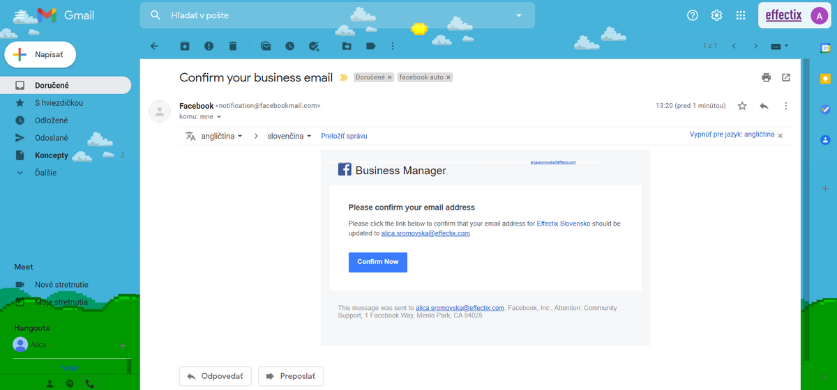 6-Ako si založiť Business manager-effectix