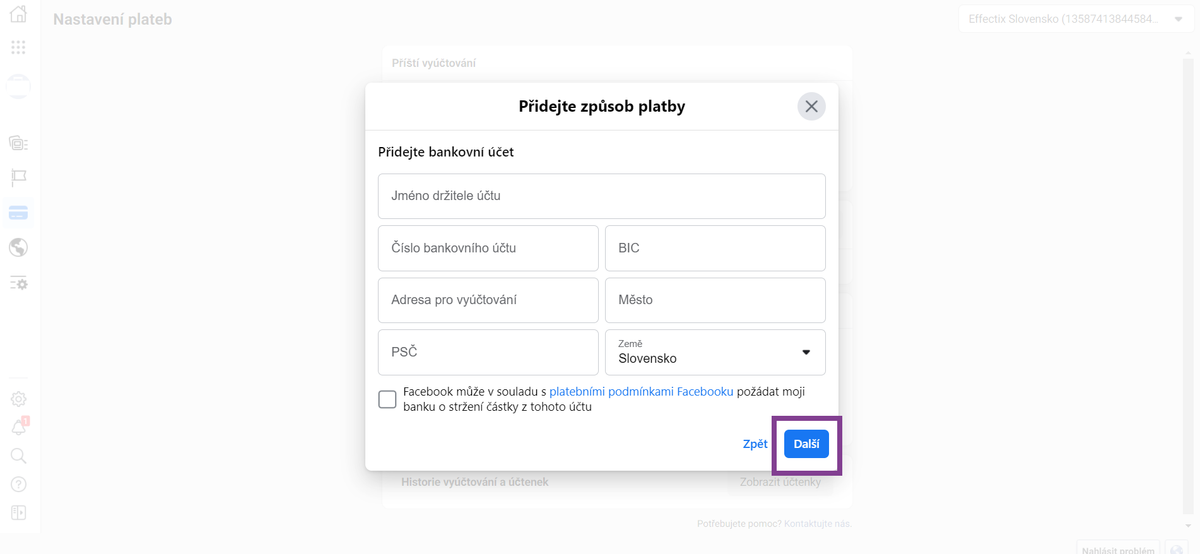 5d-Ako pridať platobnú metódu do Business managera-effectix