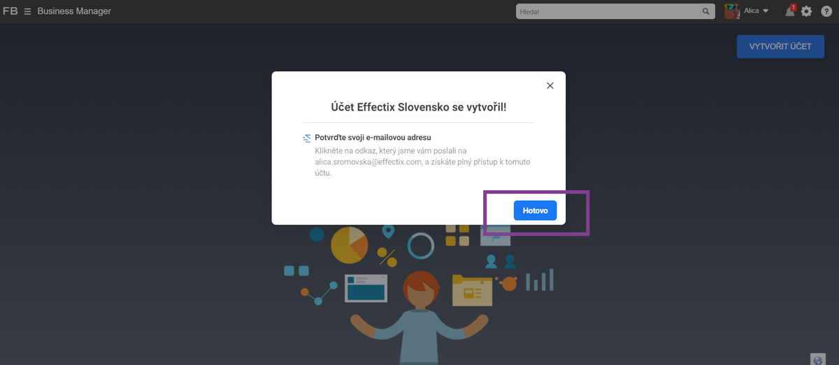 3-Ako si založiť Business manager-effectix
