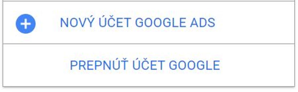 o3_novy ucet Google Ads