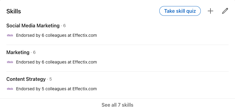 7 LinkedIn Skills