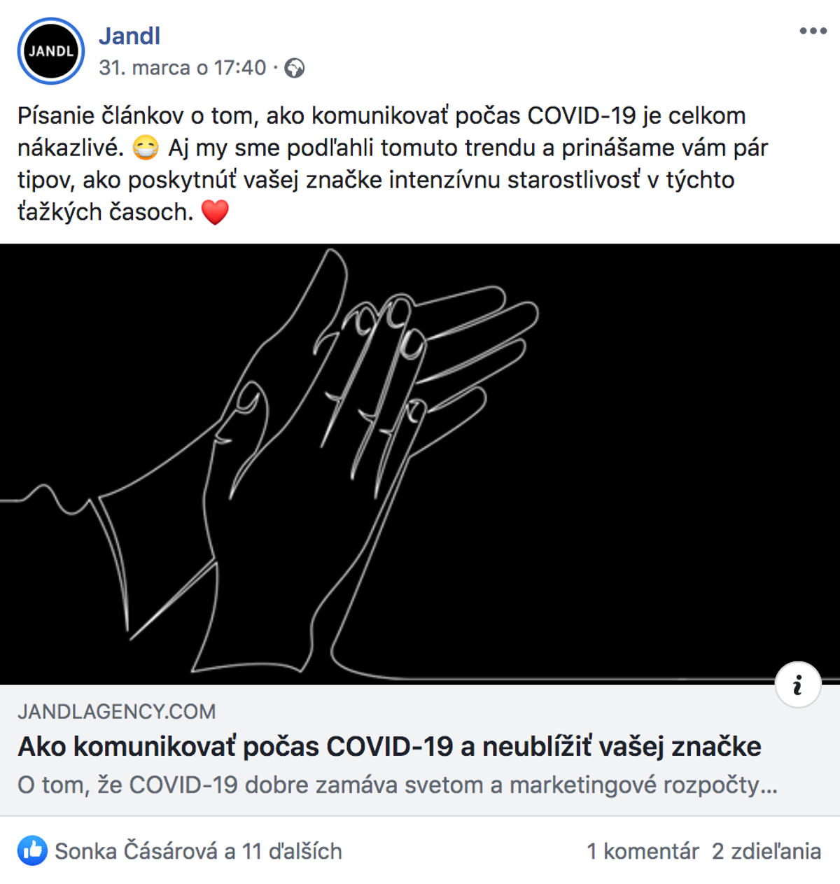 Komunikácia reklamných agentúr v čase COVID-19