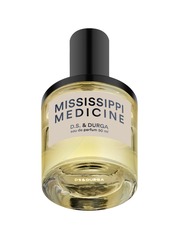A bottle of "mississippi medicine" eau de parfum by d.s. & durga, 50 ml.