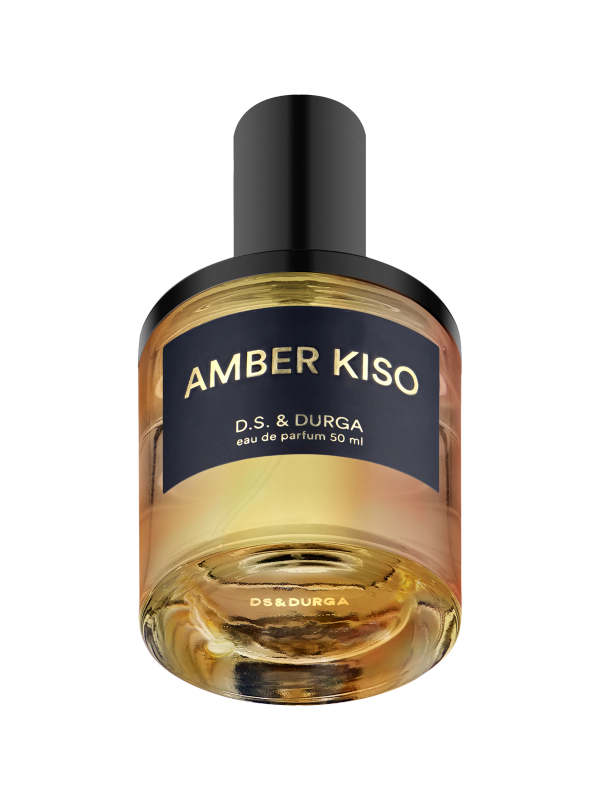 A bottle of "amber kiso" eau de parfum by d.s. & durga, 50 ml.
