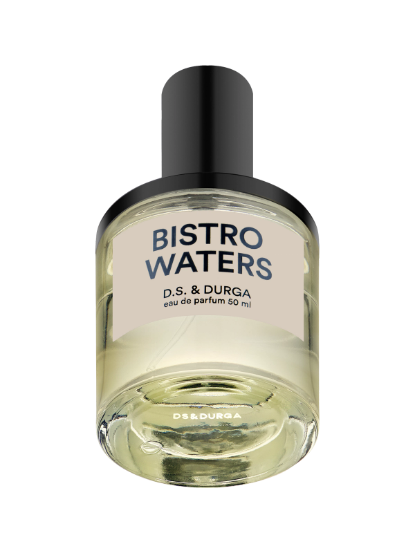 A bottle of "bistro waters" eau de parfum by d.s. & durga, 50 ml.