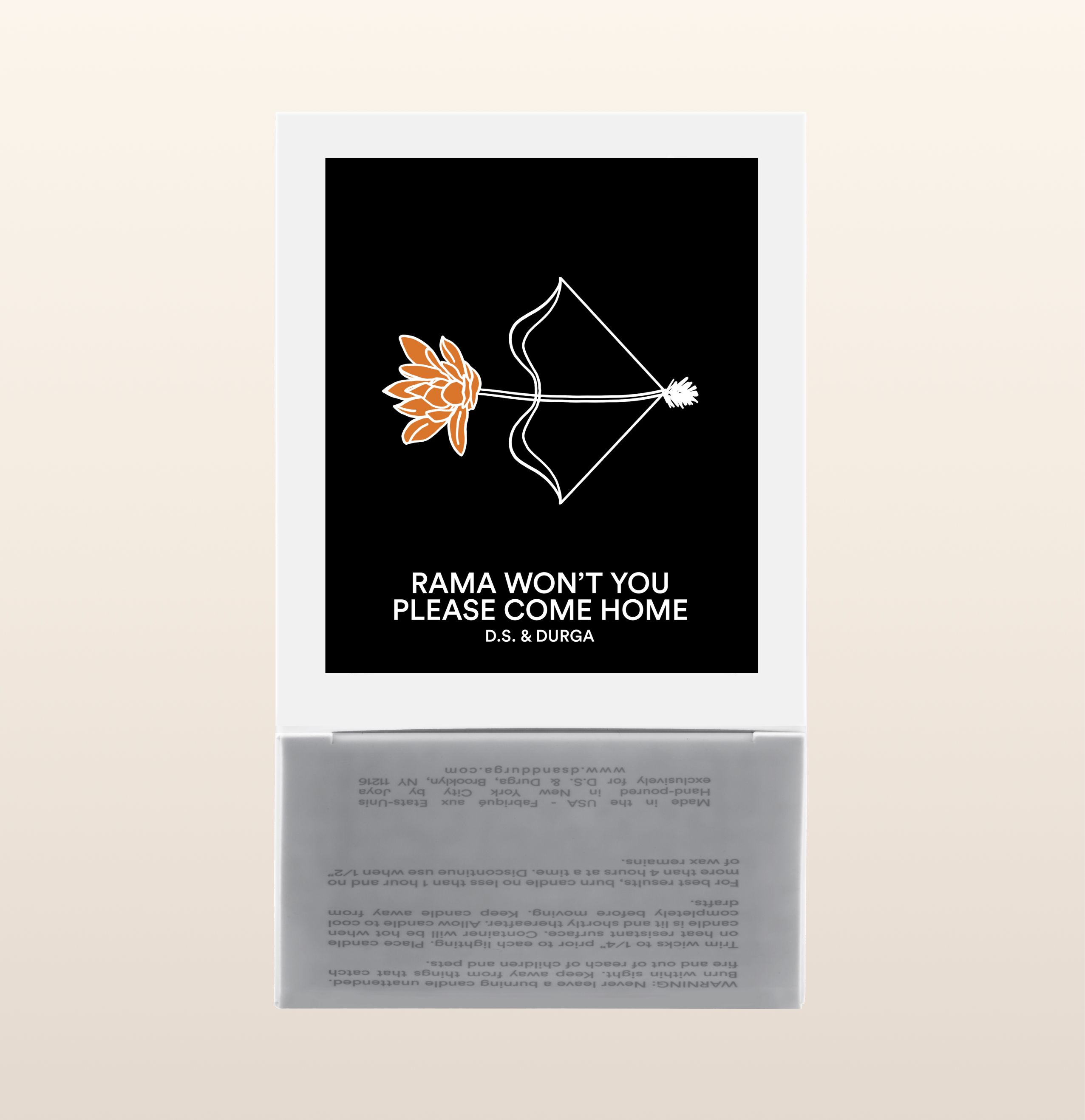 DS & Durga - Rama Won’t You Please Come Home Candle - Thumbnail 5