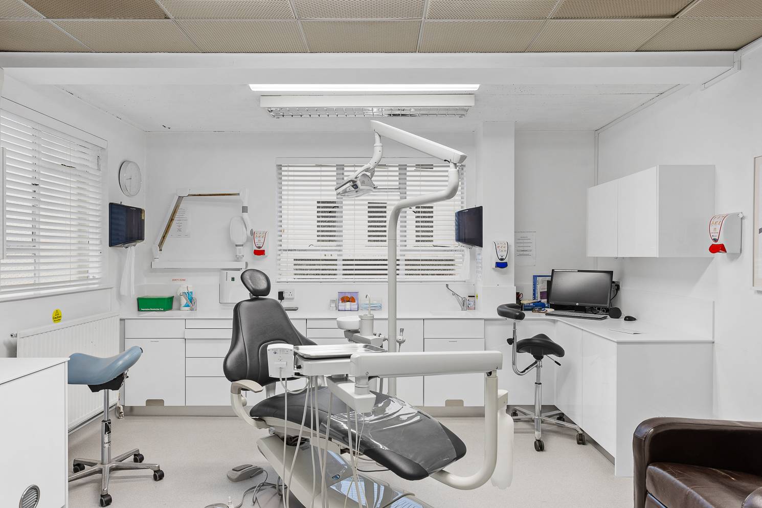 The interior of one of the treatment rooms at our clinic