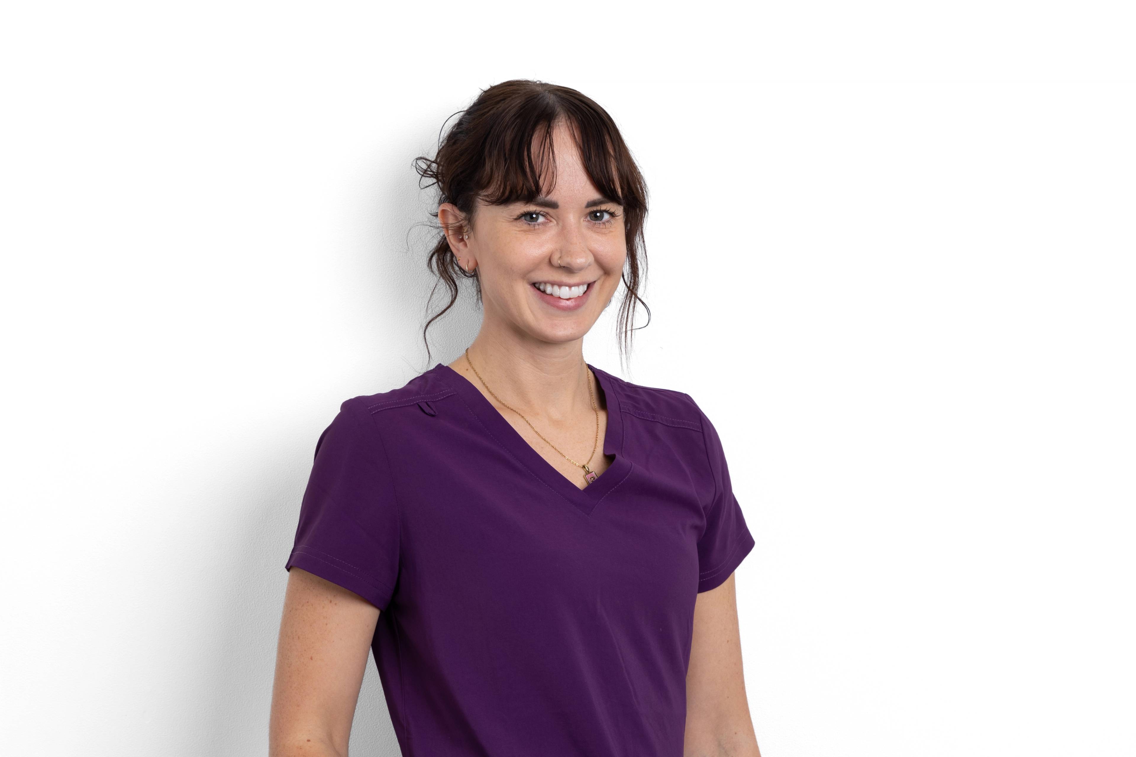 Lucy Steward smiling at the camera