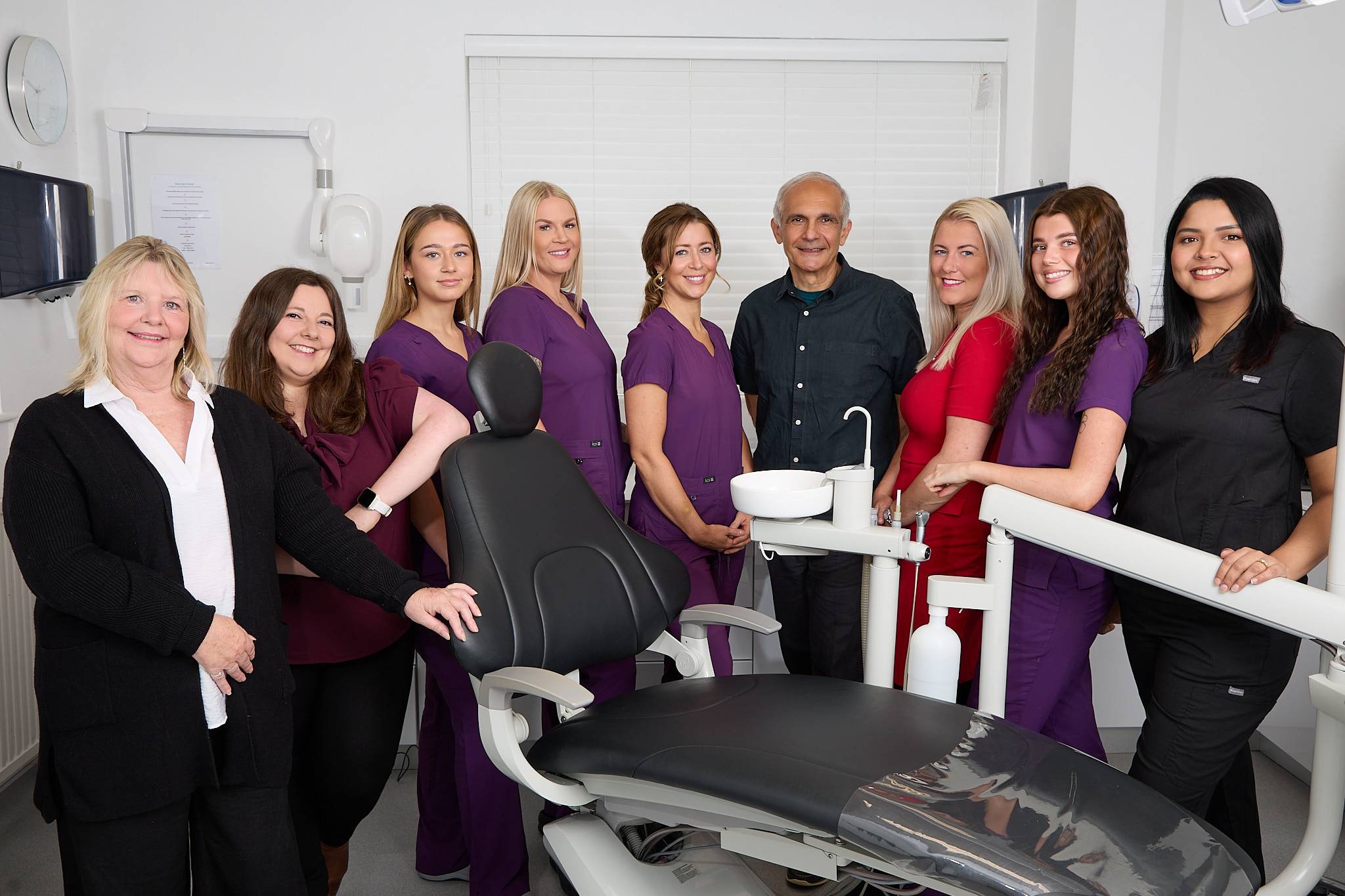 A selection of team members from Plymouth City Centre Dental Practice