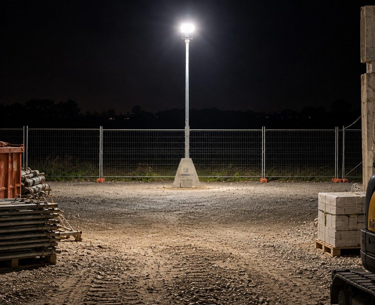 Crosbies solar lighting tower