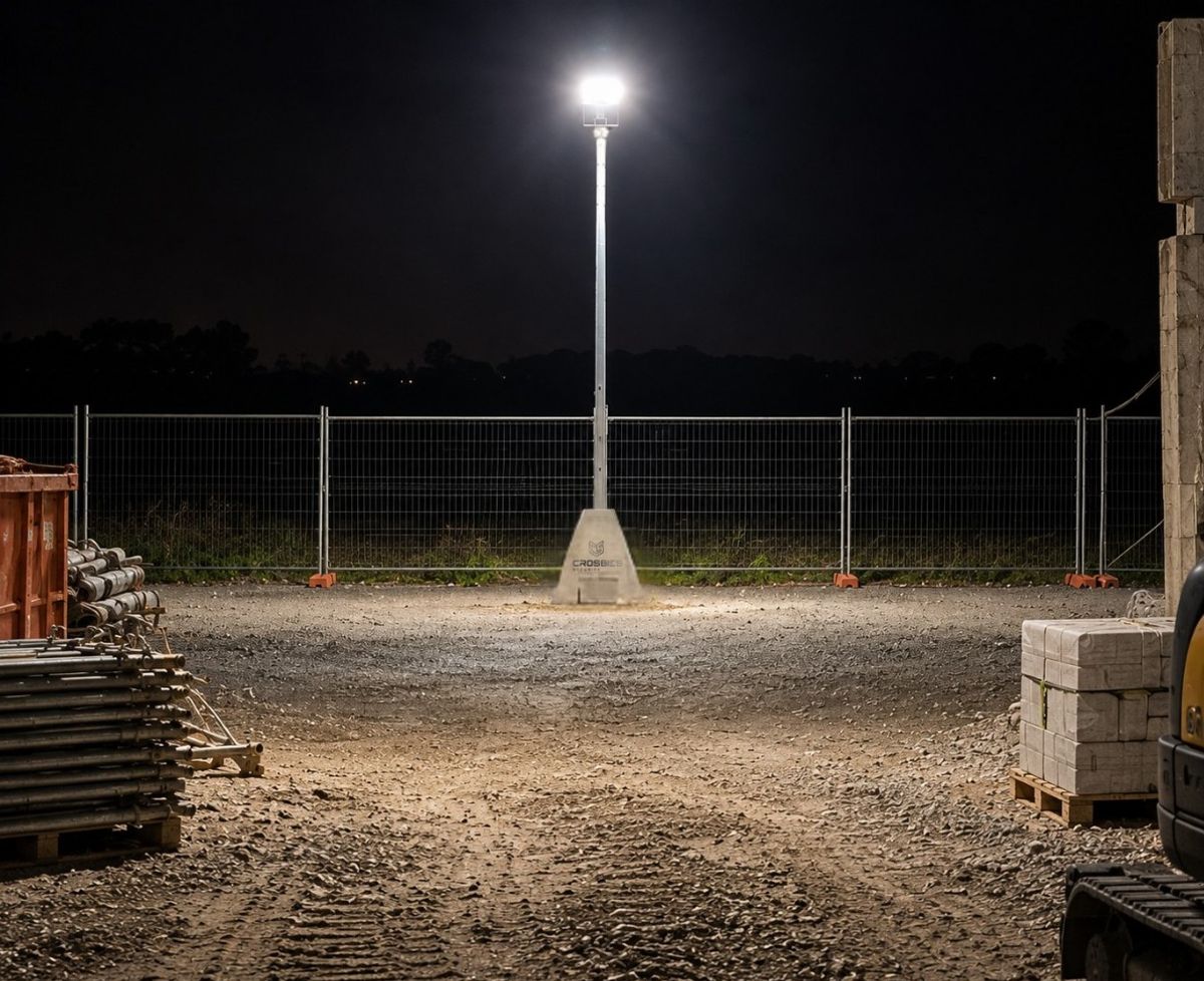 Crosbies solar lighting tower