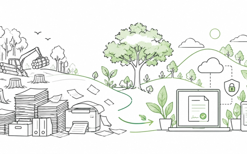 The Green Crisis: How Everyday Paper Use Adds Pressure to Our Forests | Lunetra