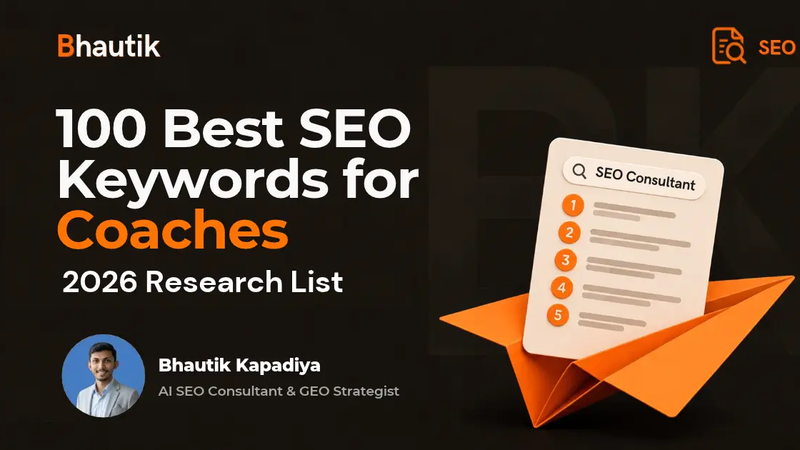 100 Best SEO Keywords for Coaches: 2026 Research List