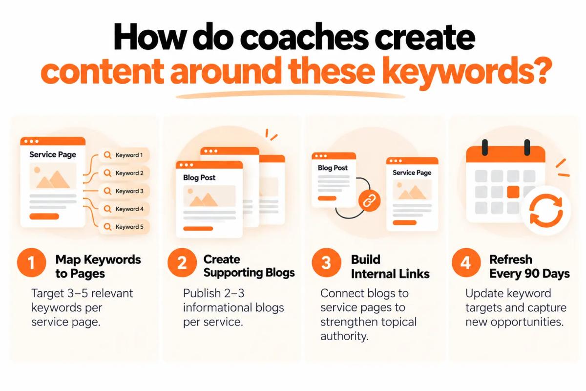 How Coaches Create Keyword Content
