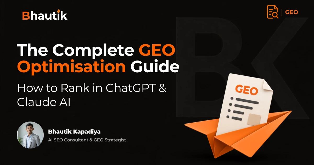 The Complete GEO Guide 2026: How to Rank in ChatGPT, Claude AI, and Perplexity