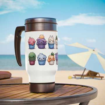 Beach Mug Cupcakes