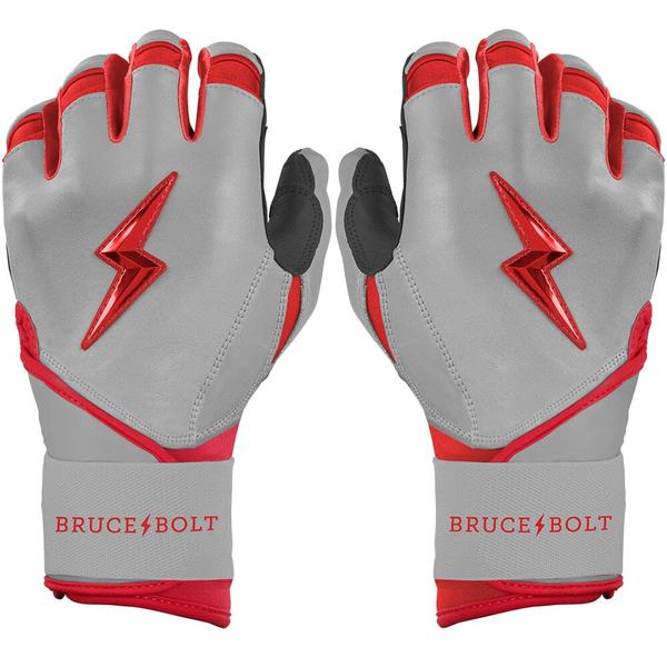 Bruce Bolt Grey Series Long Cuff Batting Gloves