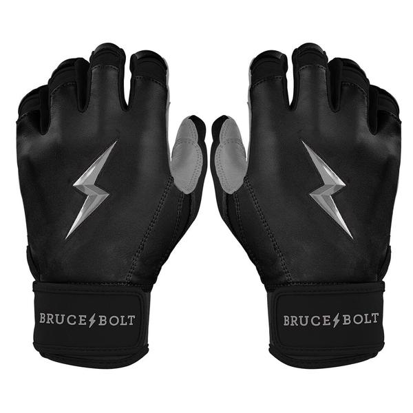 Bruce Bolt Chrome Series Short Cuff Batting Gloves