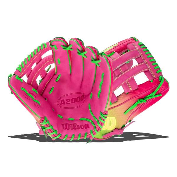 Wilson A2000 1777 Omaha Cherry Limeade 12.75" Baseball Glove