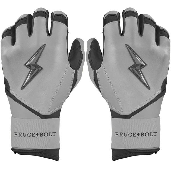 Bruce Bolt Grey Series Long Cuff Batting Gloves