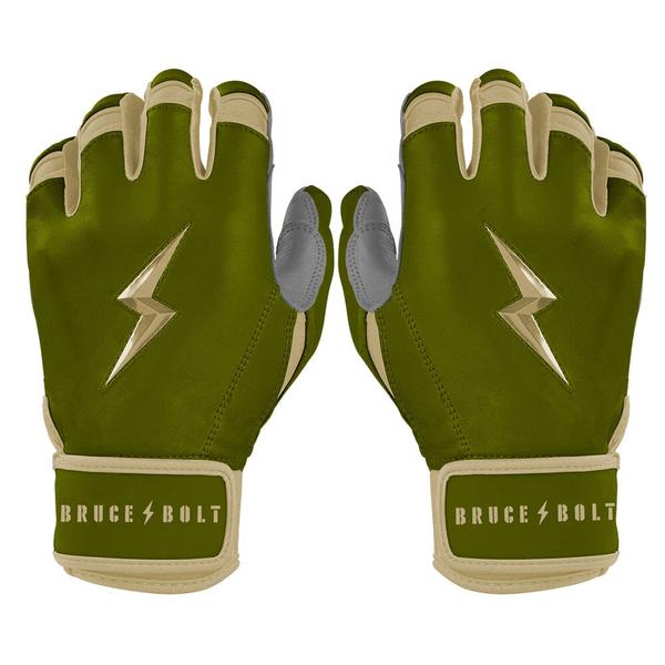 Bruce Bolt Patriot Series Short Cuff Batting Gloves