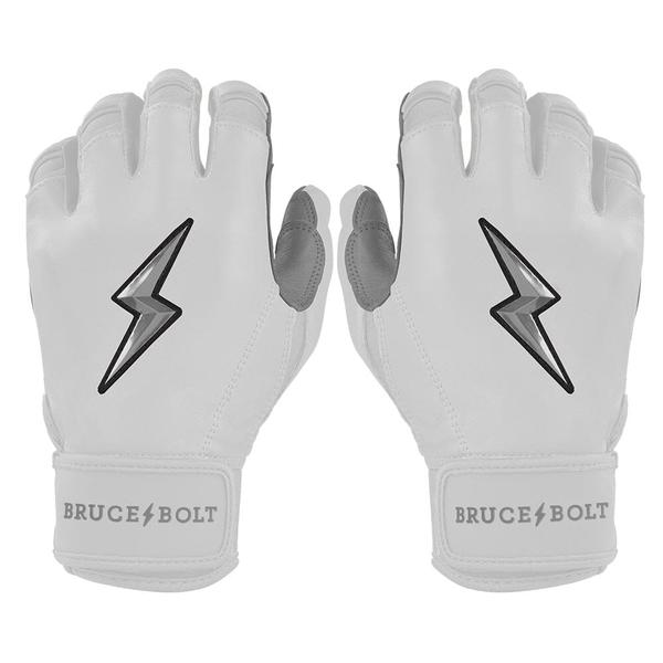 Bruce Bolt Chrome Series Short Cuff Batting Gloves