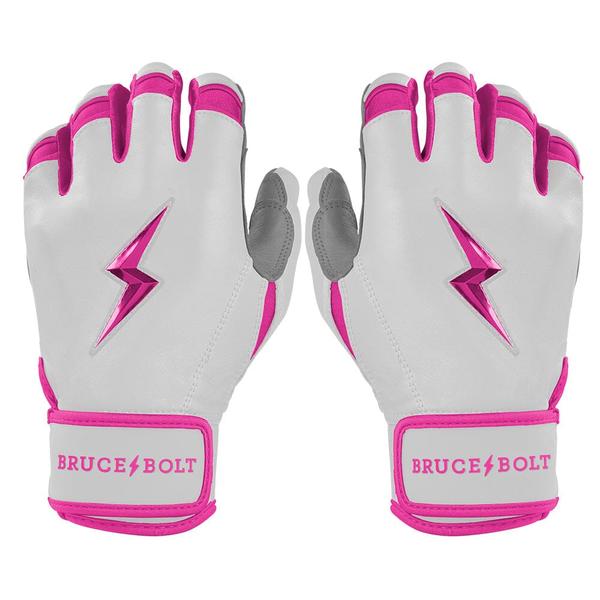 Bruce Bolt Chrome Series Short Cuff Batting Gloves
